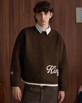 Sweater Front & Back Brown