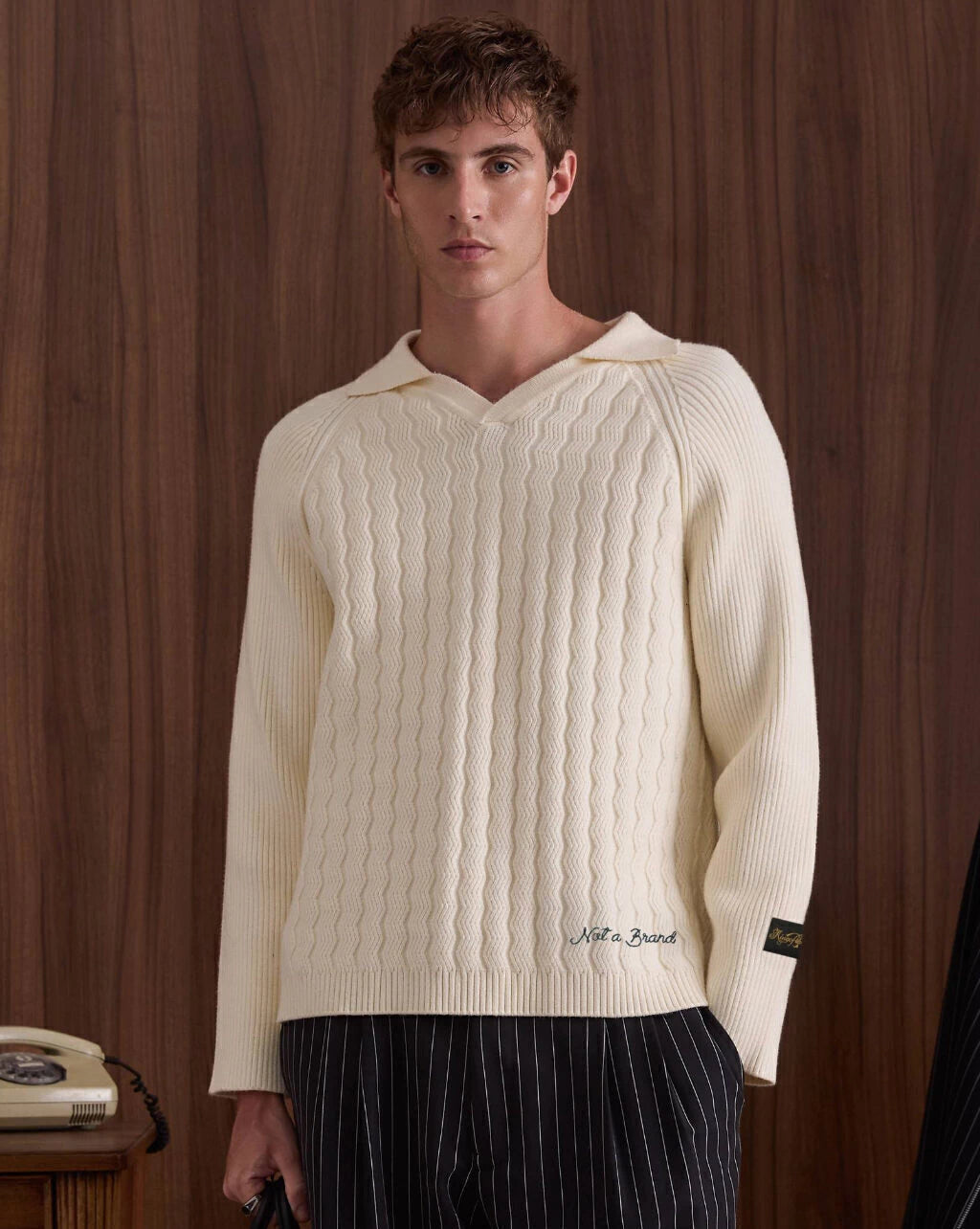 Sweater Ripple Polo