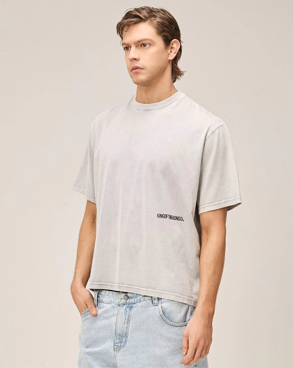 Remera Acid Grey