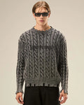 Ripped Sweater Grey